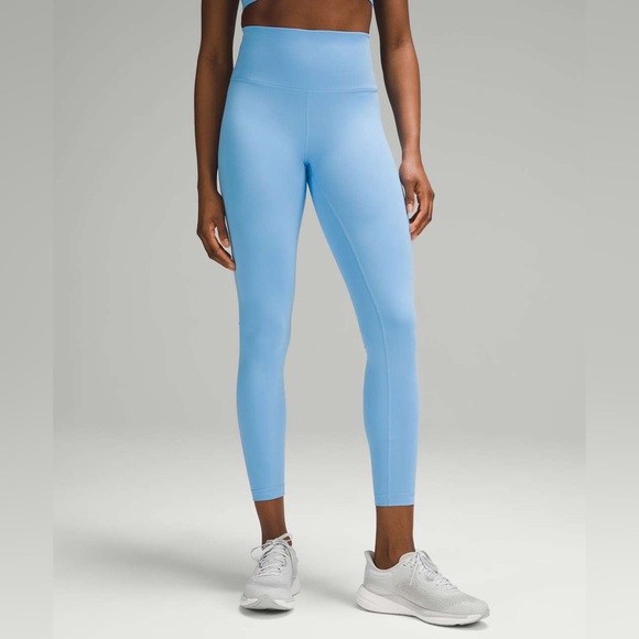 lululemon athletica Pants - Lululemon Wunder Train High-Rise Tight 28" Aero Blue W5EOLS Size 6